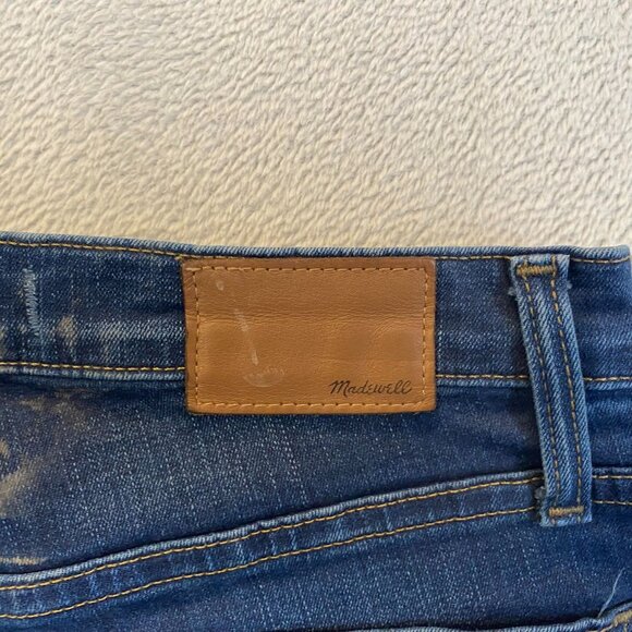 Madewell Women's Jeans Size 28 10" High-Rise Skinny Blue Denim Cotton Blend - Picture 14 of 16